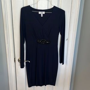 Blue cocktail dress